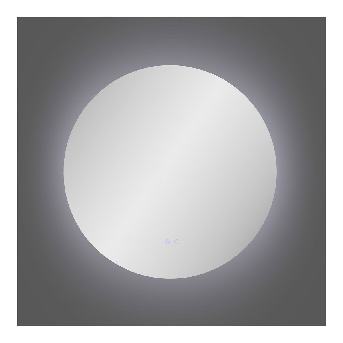 Kiama Spejl  - Spejl Med Led, Antidug Og 3 Lysniveauer, Ø80 Cm   ⎮ 5713917045976 ⎮ 4201727 