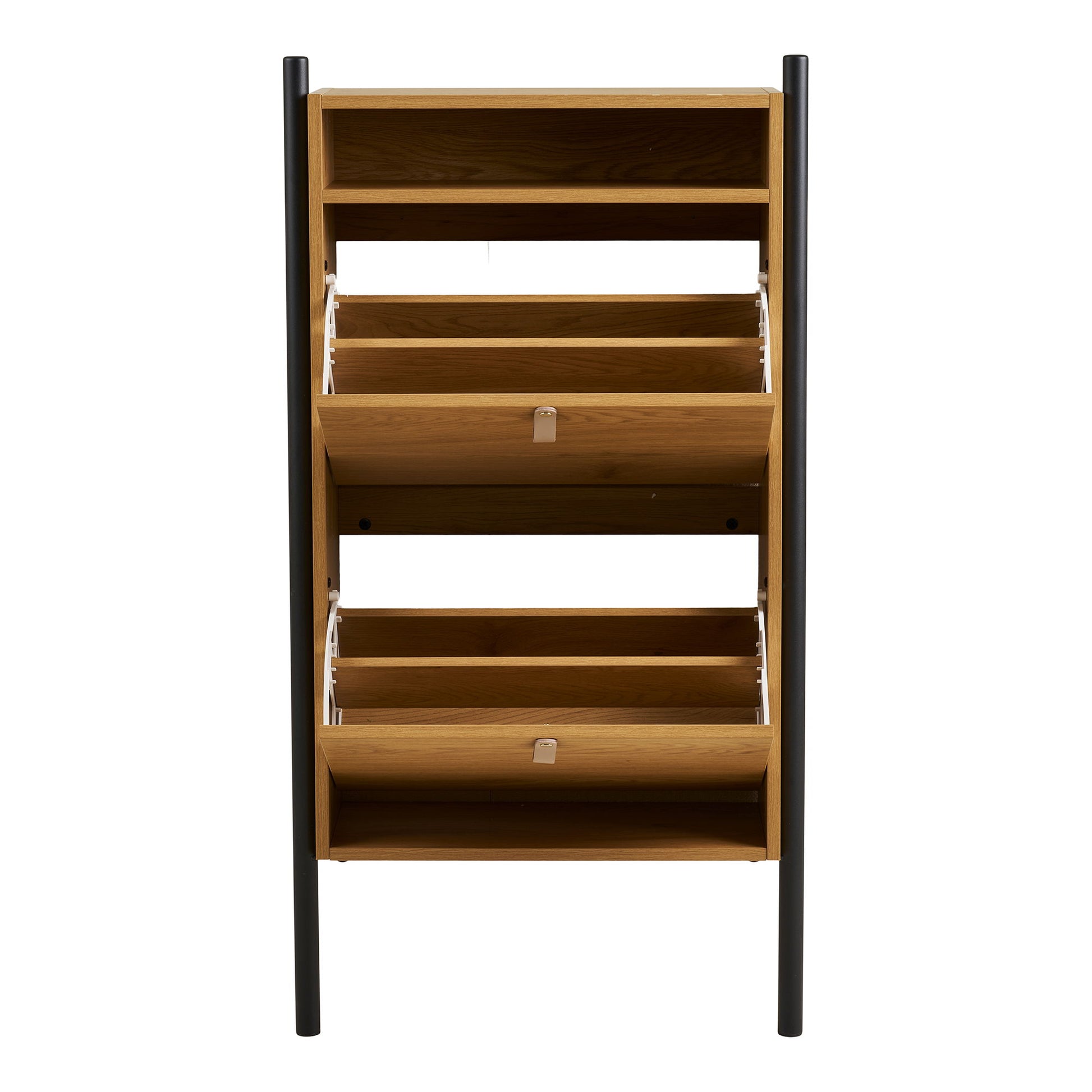 Barco Skoskab - Skoskab, Egetræslook 62X26X118 Cm ⎮ 5713917037919 ⎮ 4271010 