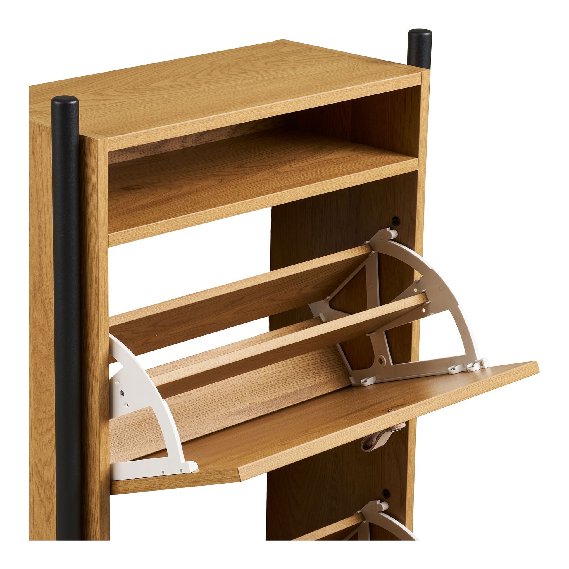 Barco Skoskab - Skoskab, Egetræslook 62X26X118 Cm ⎮ 5713917037919 ⎮ 4271010 