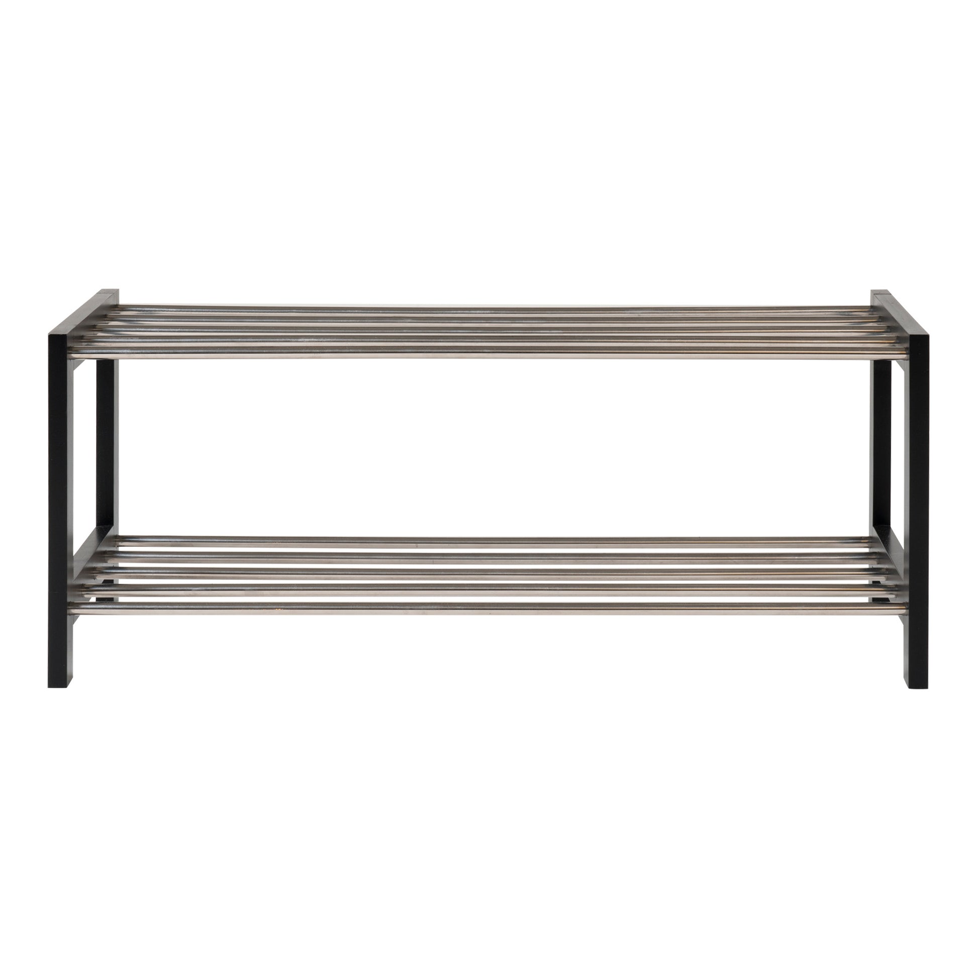 Padova Skoreol - Skoreol, Træ/Stål, 2 Hylder, Sort78X34 Cm ⎮ 5713917002375 ⎮ 4291095 