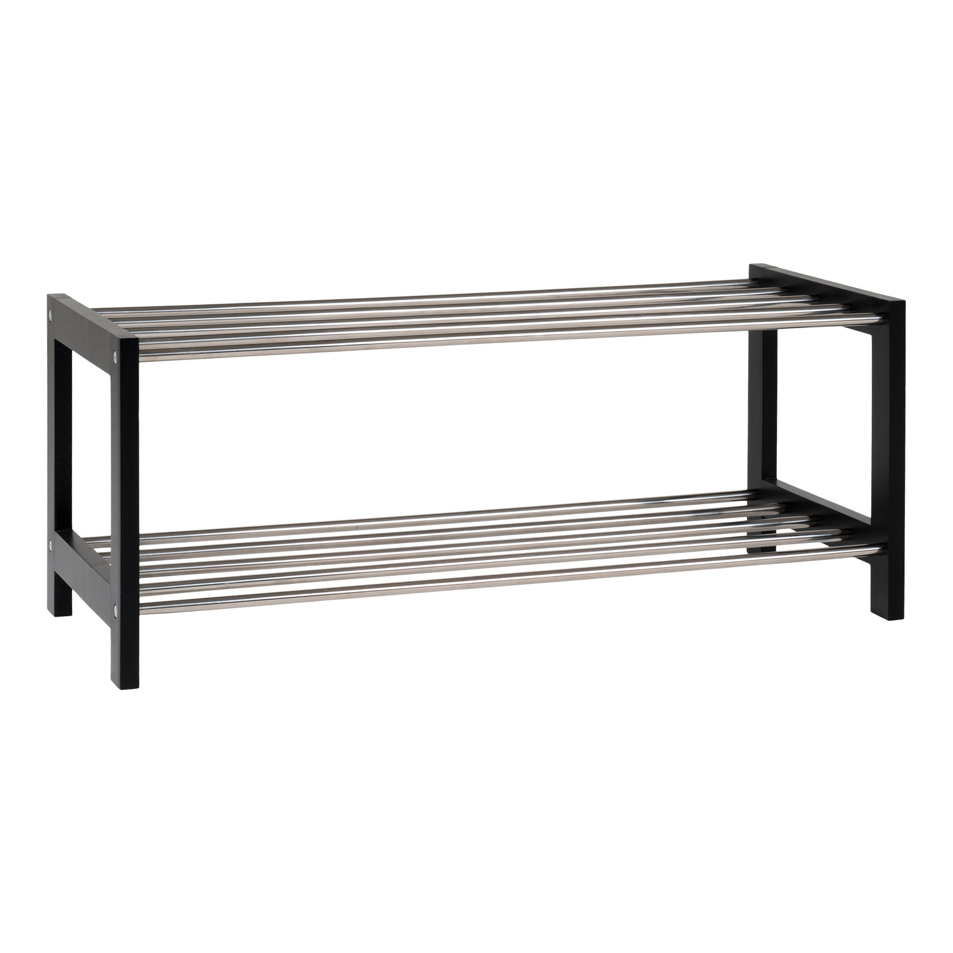Padova Skoreol - Skoreol, Træ/Stål, 2 Hylder, Sort78X34 Cm ⎮ 5713917002375 ⎮ 4291095 
