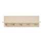 Rocca Væghylde Med Knager - Væghylde Med Knager, Beige 50X12X16 Cm ⎮ 5713917038282 ⎮ 4292041 