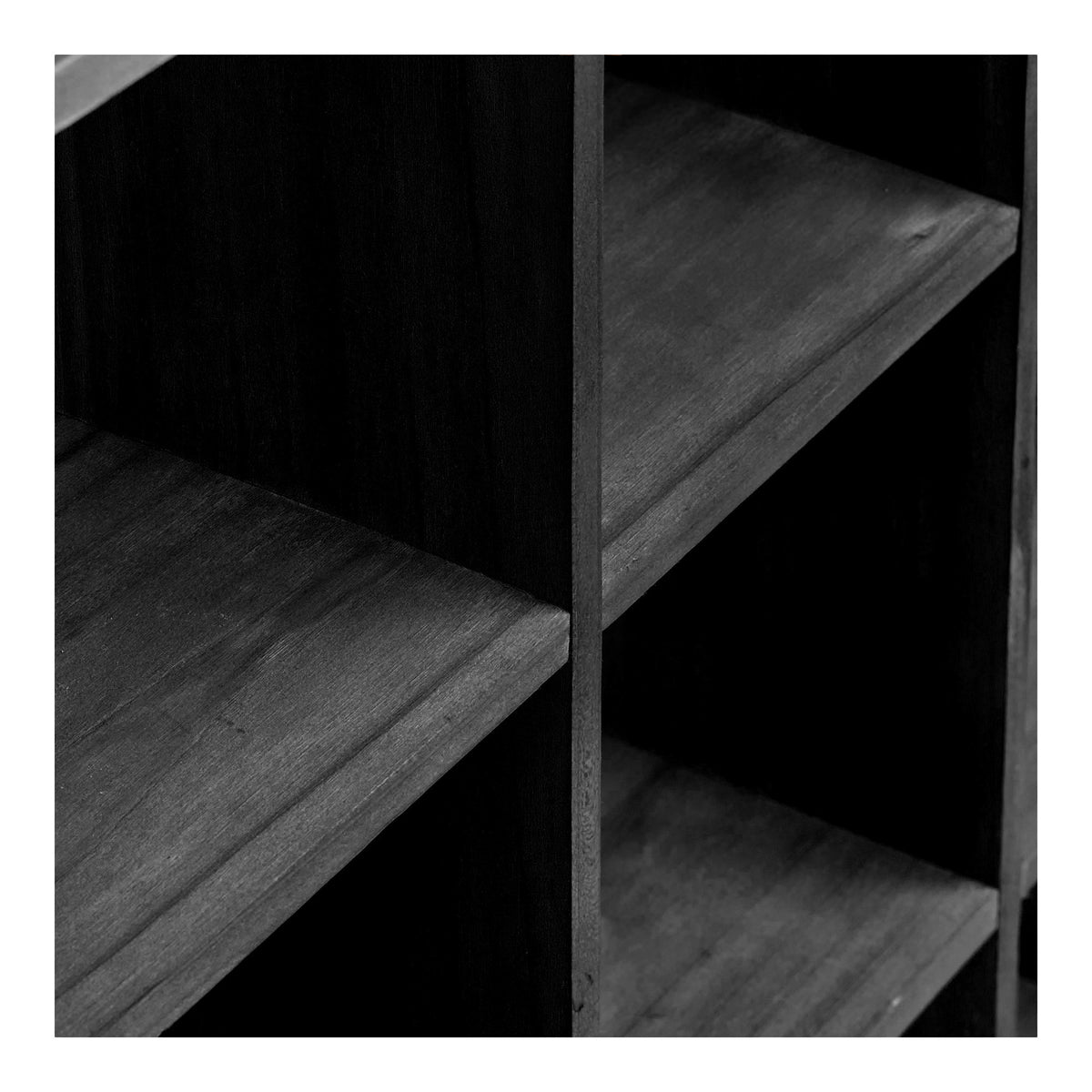 Moss Væghylde - Væghylde, Fyrretræ, Sort 46X10X46 Cm ⎮ 5713917046942 ⎮ 4292238 