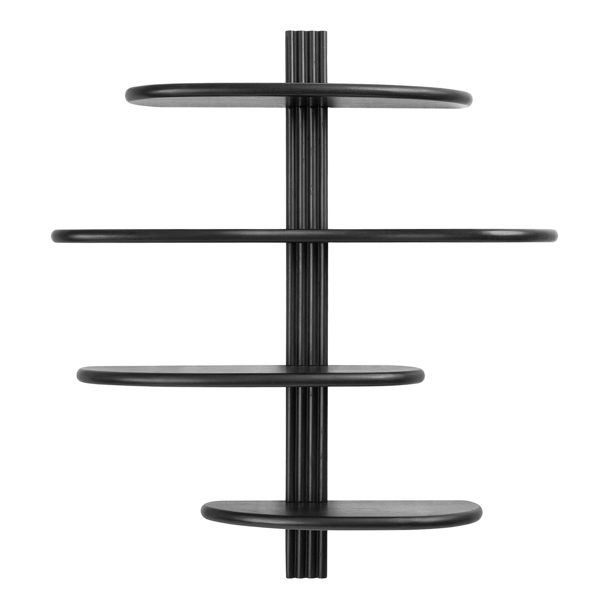 Aliano Væghylde - Væghylde, Egetræ, Sort 80X17,5X88 Cm ⎮ 5713917047277 ⎮ 4294008 