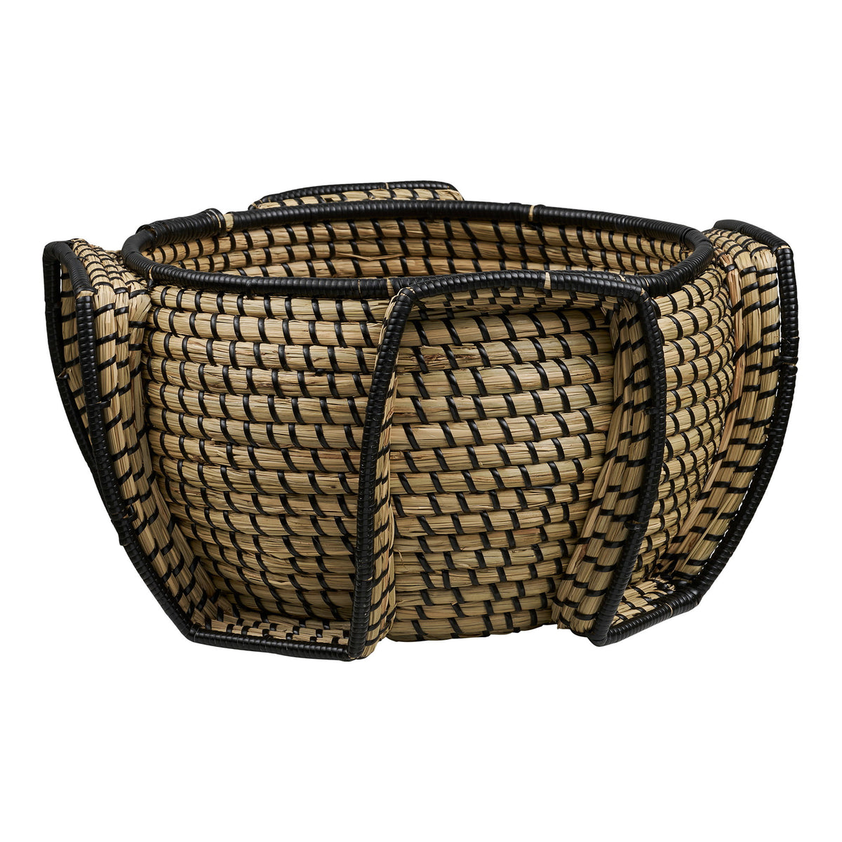 Medan Kurv - Kurv, Søgræs, Natur/Sort, Ø33X20 Cm ⎮ 5713917045402 ⎮ 4401576 