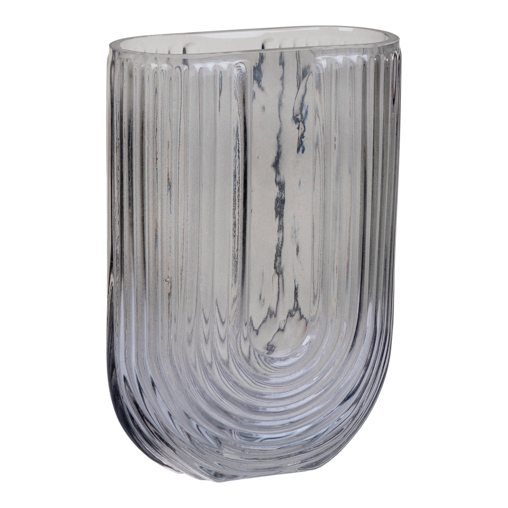 Vase - Vase I Glas, Smoked, U-Form, 13X6X19 Cm ⎮ 5713917019748 ⎮ 4441200 