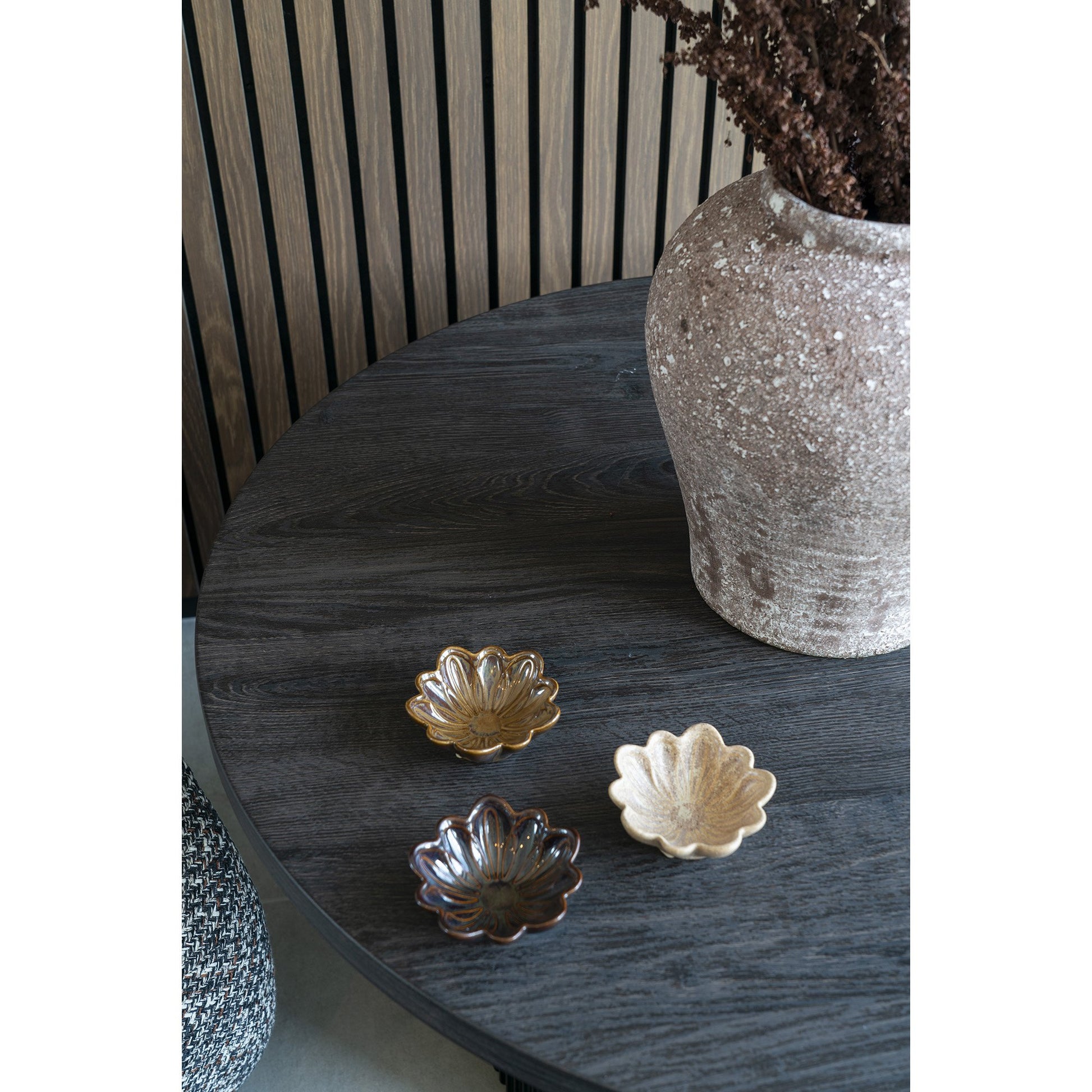 Skål - Skål, Keramik, Beige/Brun/Mørkebrun, Ø8,5X3,5 Cm, Sæt Af 3 ⎮ 5713917029235 ⎮ 4441704 