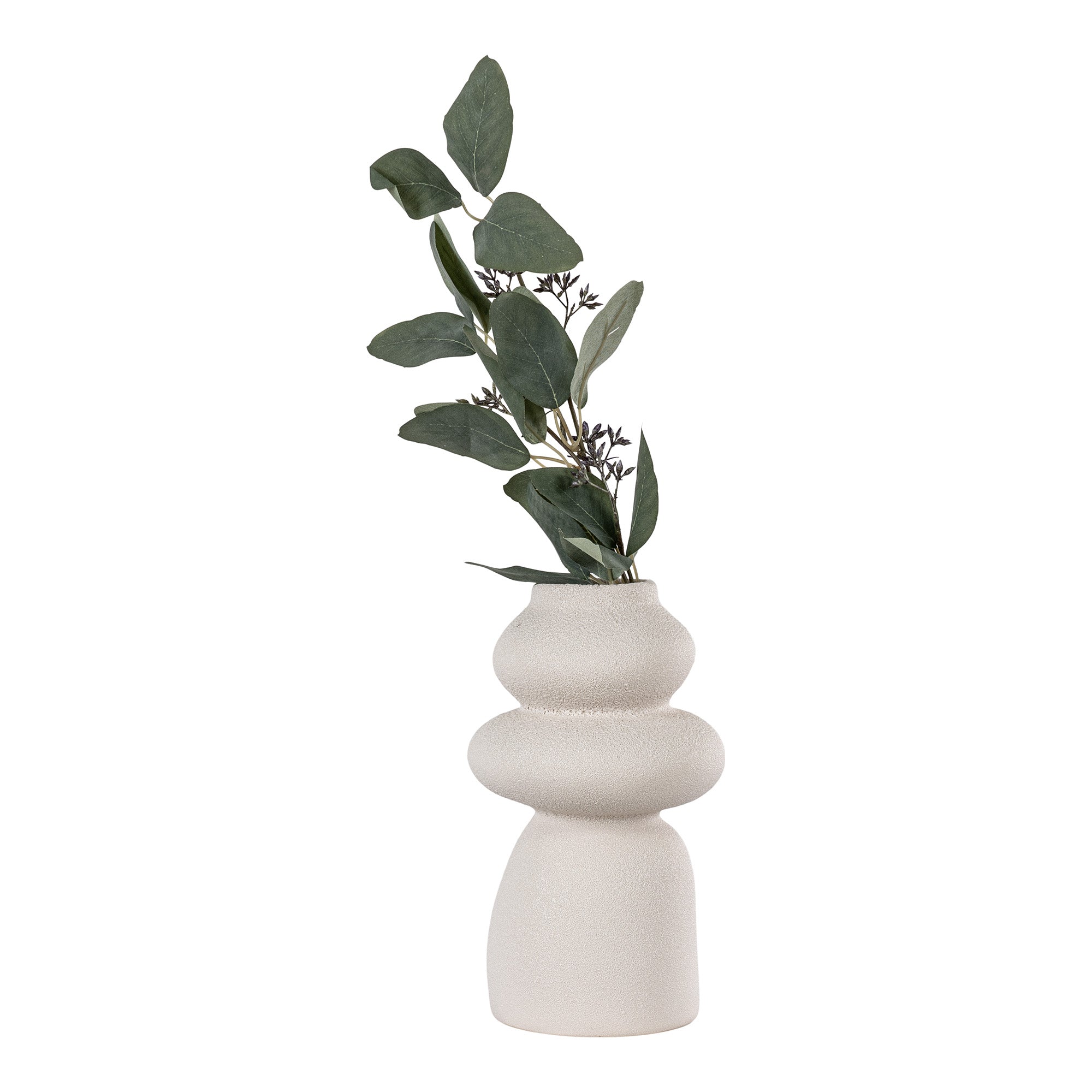 Vase  - Vase I Keramik, Beige, Rund, Ø14,5X26,5 Cm ⎮ 5713917022021 ⎮ 4441755 
