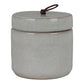 Krukke - Krukke, Keramik, Med Låg, Grå, Rund, Ø10,5X10 Cm ⎮ 5713917022540 ⎮ 4441758 