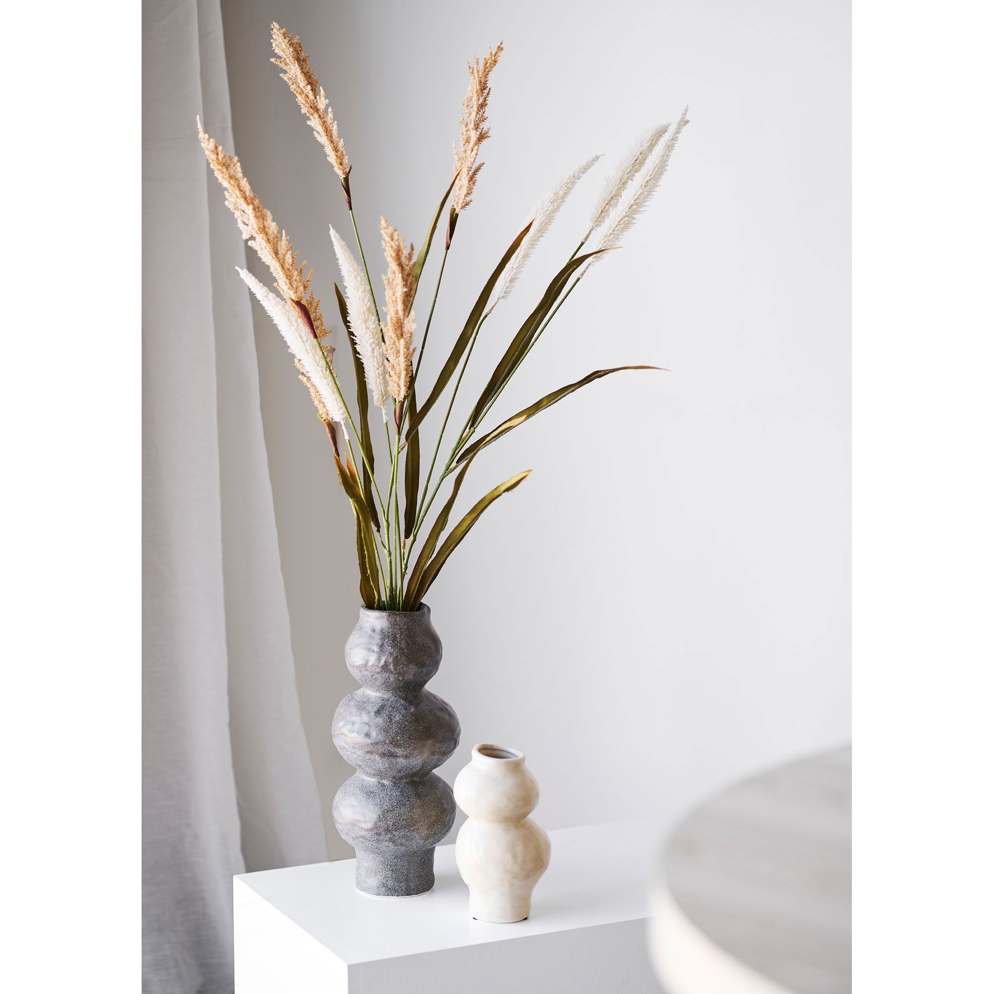 Vase - Vase, Keramik, Mørkegrå Ø14,5X33,5 Cm ⎮ 5713917036042 ⎮ 4441802 
