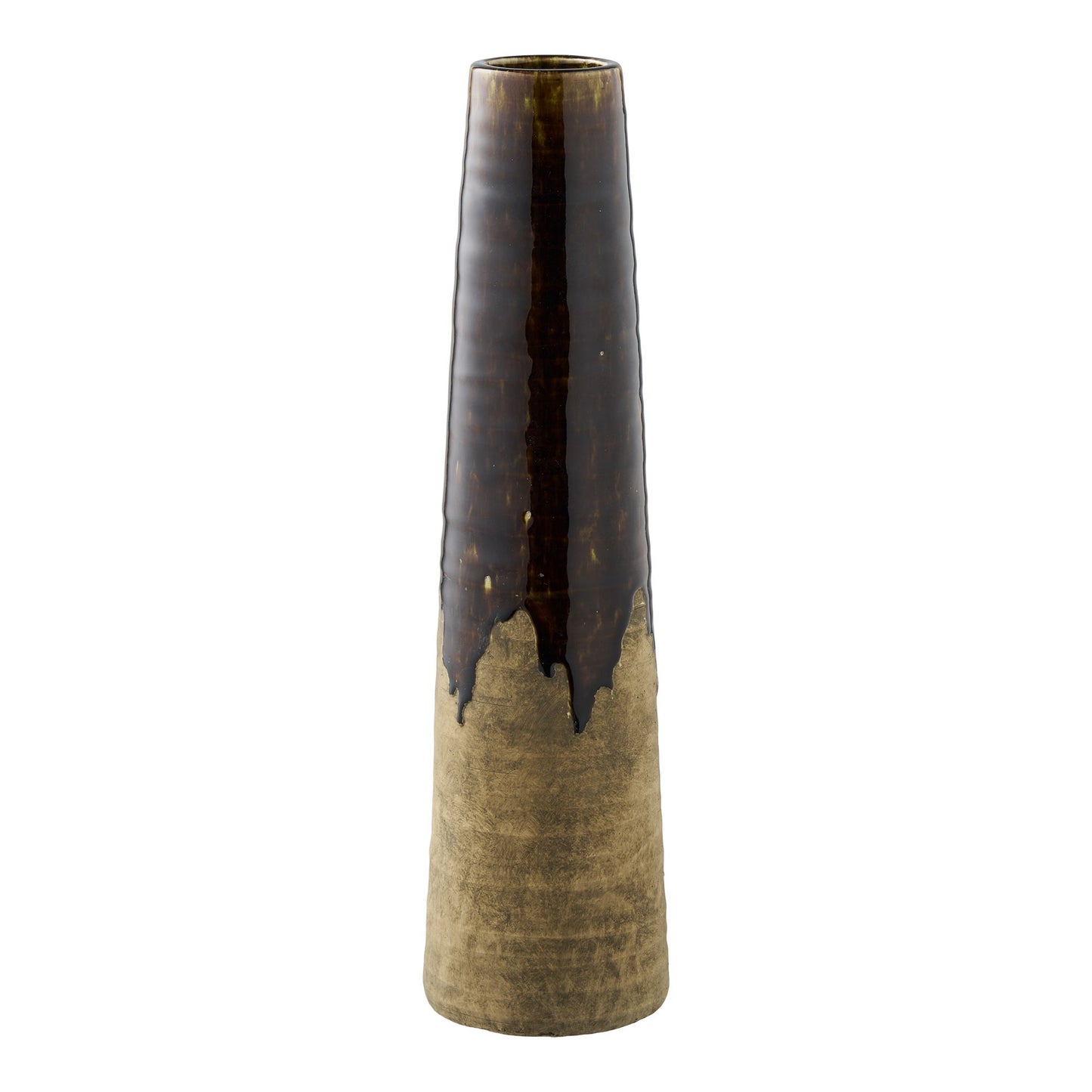 Vase - Vase, Keramik, Brun Ø12,5X48 Cm ⎮ 5713917041992 ⎮ 4442065 