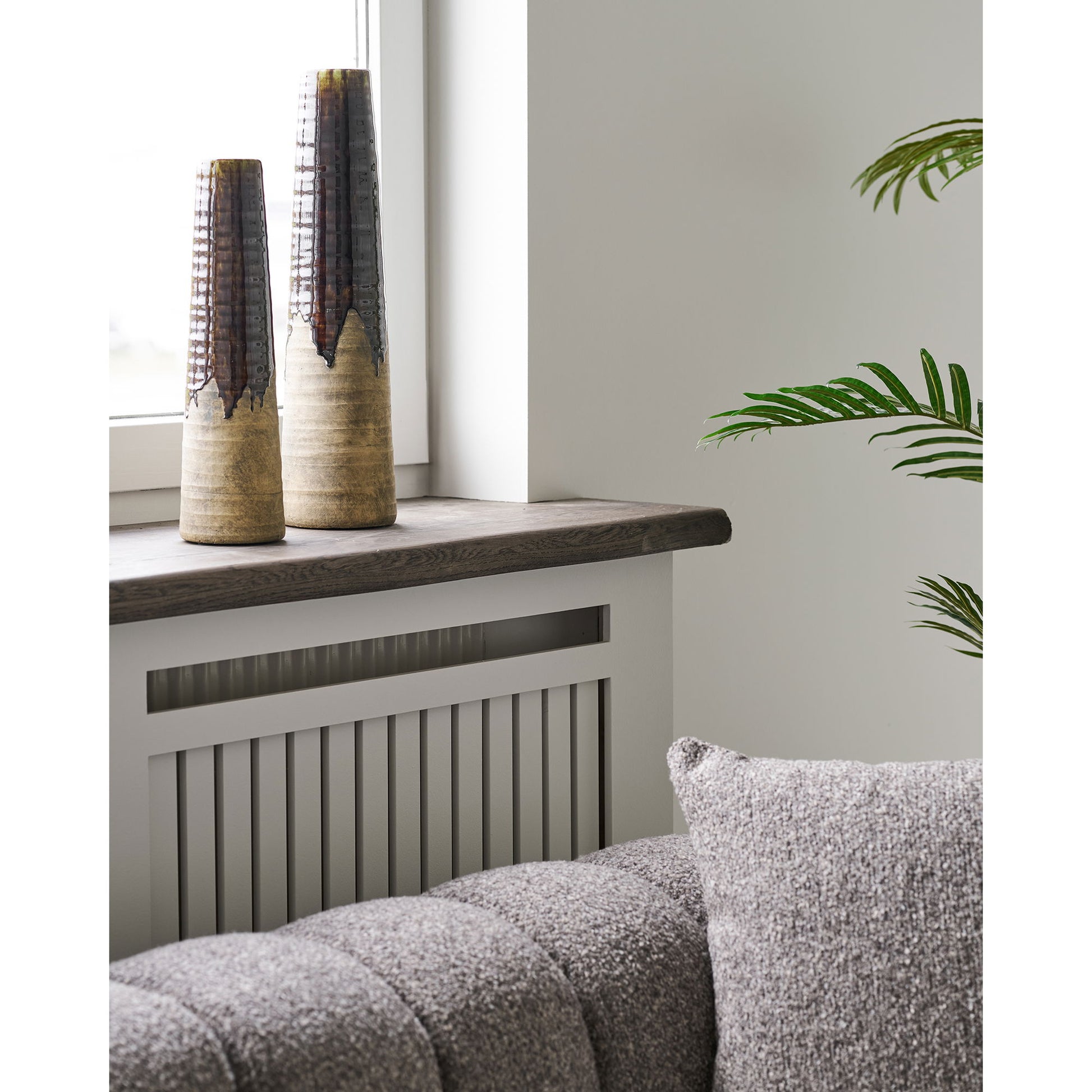 Vase - Vase, Keramik, Brun Ø11X39 Cm ⎮ 5713917042005 ⎮ 4442066 