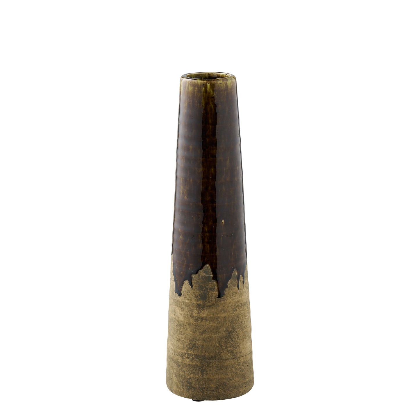 Vase - Vase, Keramik, Brun Ø11X39 Cm ⎮ 5713917042005 ⎮ 4442066 