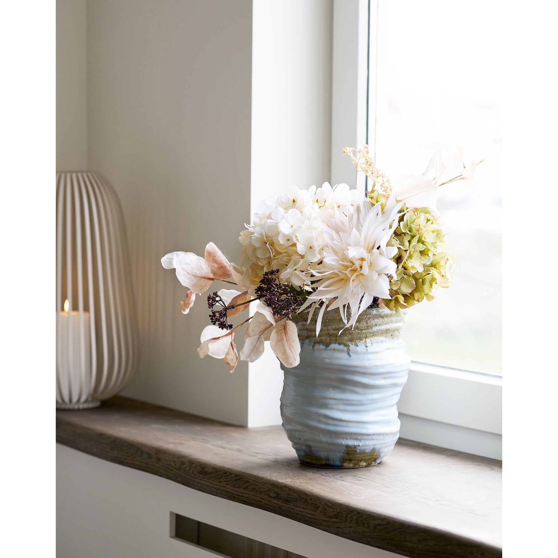 Vase - Vase, Keramik, Lyseblå Ø19,5X22,5 ⎮ 5713917042210 ⎮ 4442071 