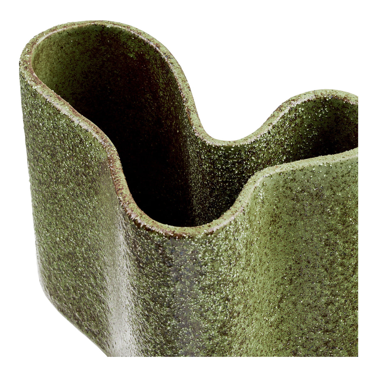 Vase - Vase, Keramik, Mørk Skov Grøn, 14,5X19X14,5 Cm ⎮ 5713917045334 ⎮ 4442073 