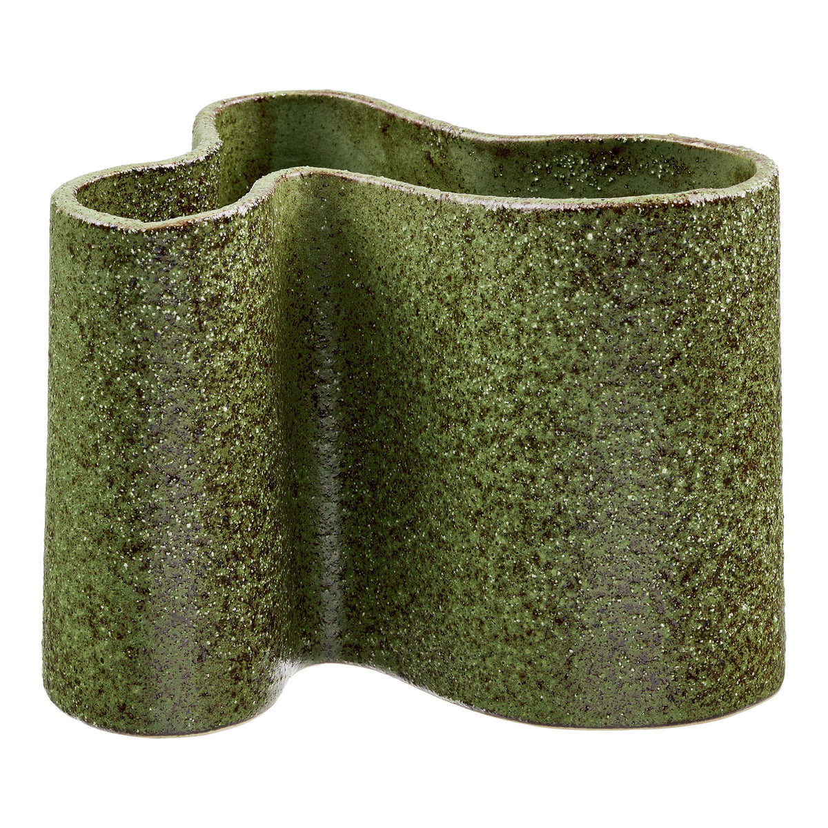 Vase - Vase, Keramik, Mørk Skov Grøn, 14,5X19X14,5 Cm ⎮ 5713917045334 ⎮ 4442073 