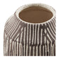 Vase - Vase, Keramik, Brun/Hvid, Ø18X28,5Cm ⎮ 5713917045778 ⎮ 4442078 