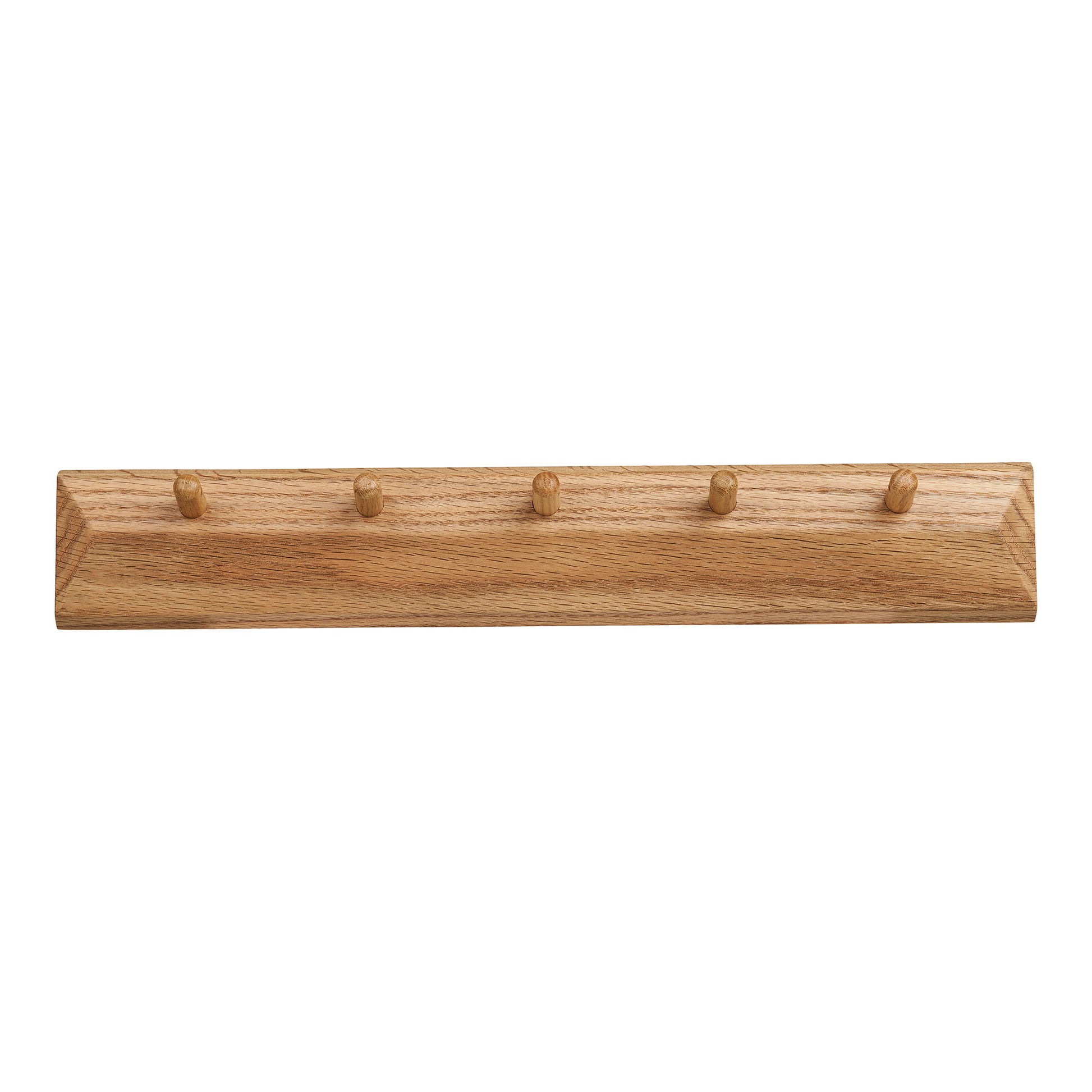 Barco Knagerække Med 5 Knager - Knagerække Med 5 Knager, Egetræ 50X8,5 Cm   ⎮ 5713917037889 ⎮ 4494010 