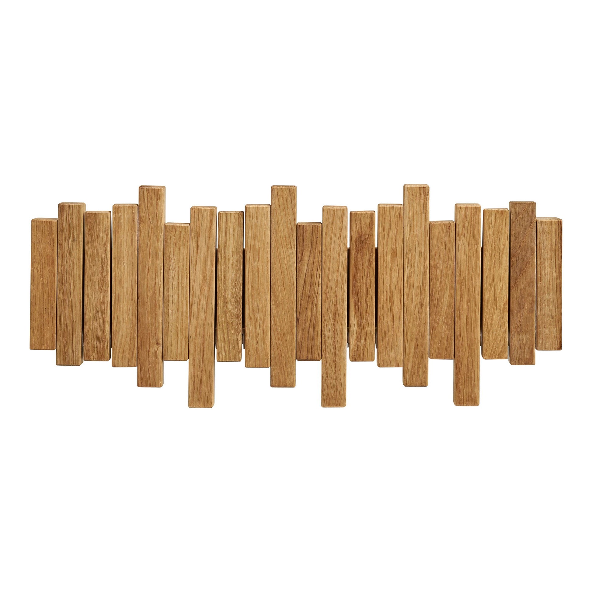 Caltra Knagerække - Knagerække, Egetræ, Natur  3X40X18 Cm  ⎮ 5713917039739 ⎮ 4494055 