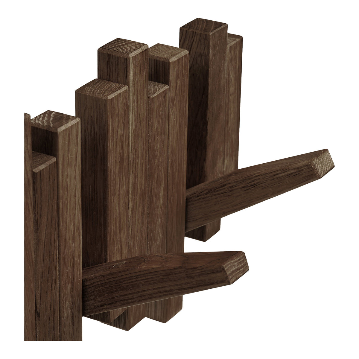 Caltra Knagerække - Knagerække, Egetræ, Mørkebrun 40X18 Cm ⎮ 5713917047079 ⎮ 4494080 