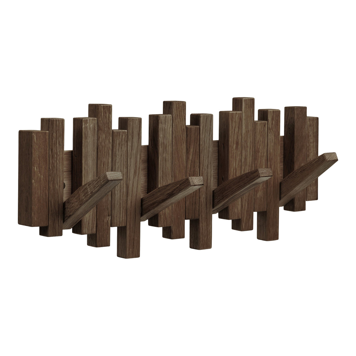 Caltra Knagerække - Knagerække, Egetræ, Mørkebrun 40X18 Cm ⎮ 5713917047079 ⎮ 4494080 