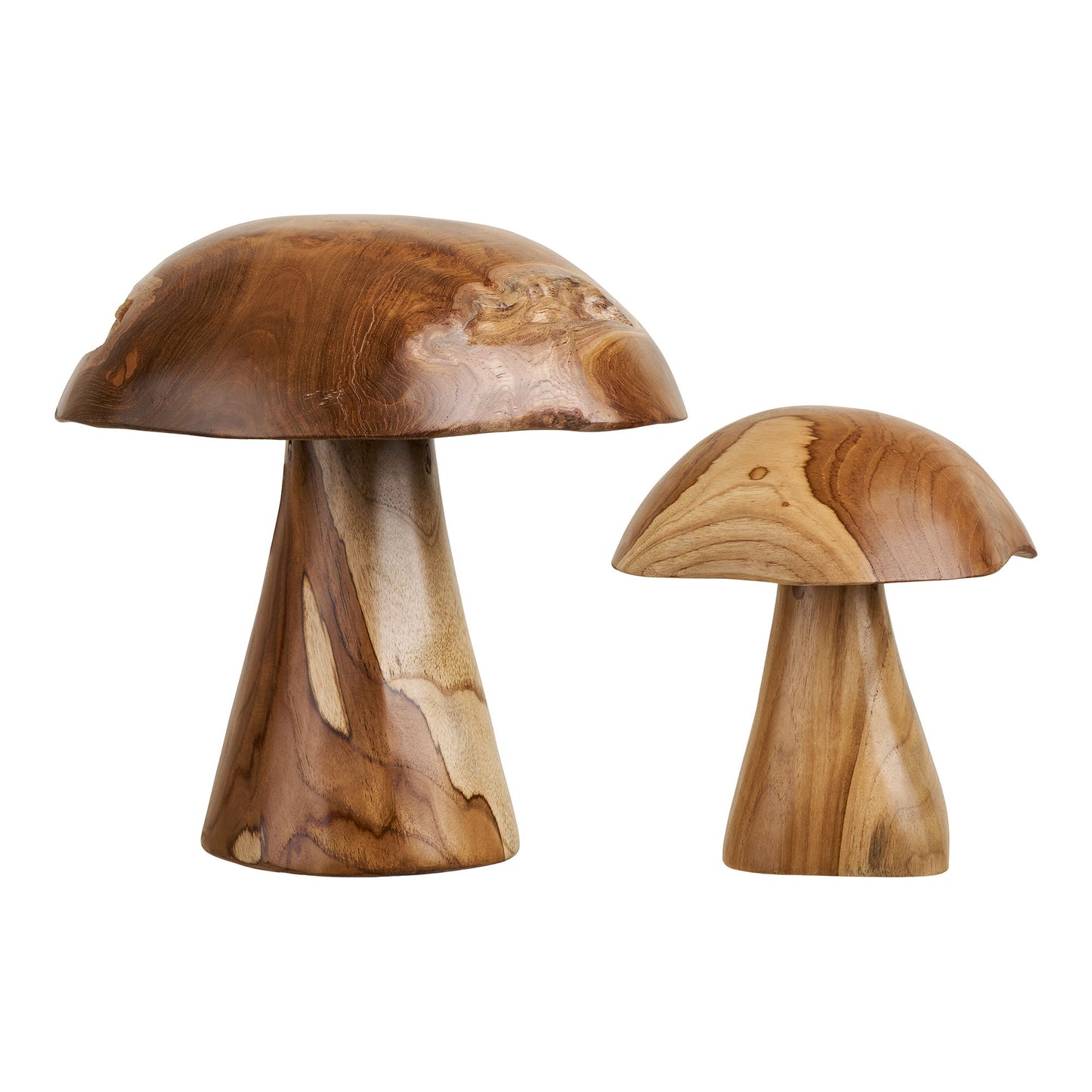 Kodi Dekorations Svampe - Dekorations Svampe, Teak, Natur, Sæt Af 2 ⎮ 5713917041268 ⎮ 4501180 