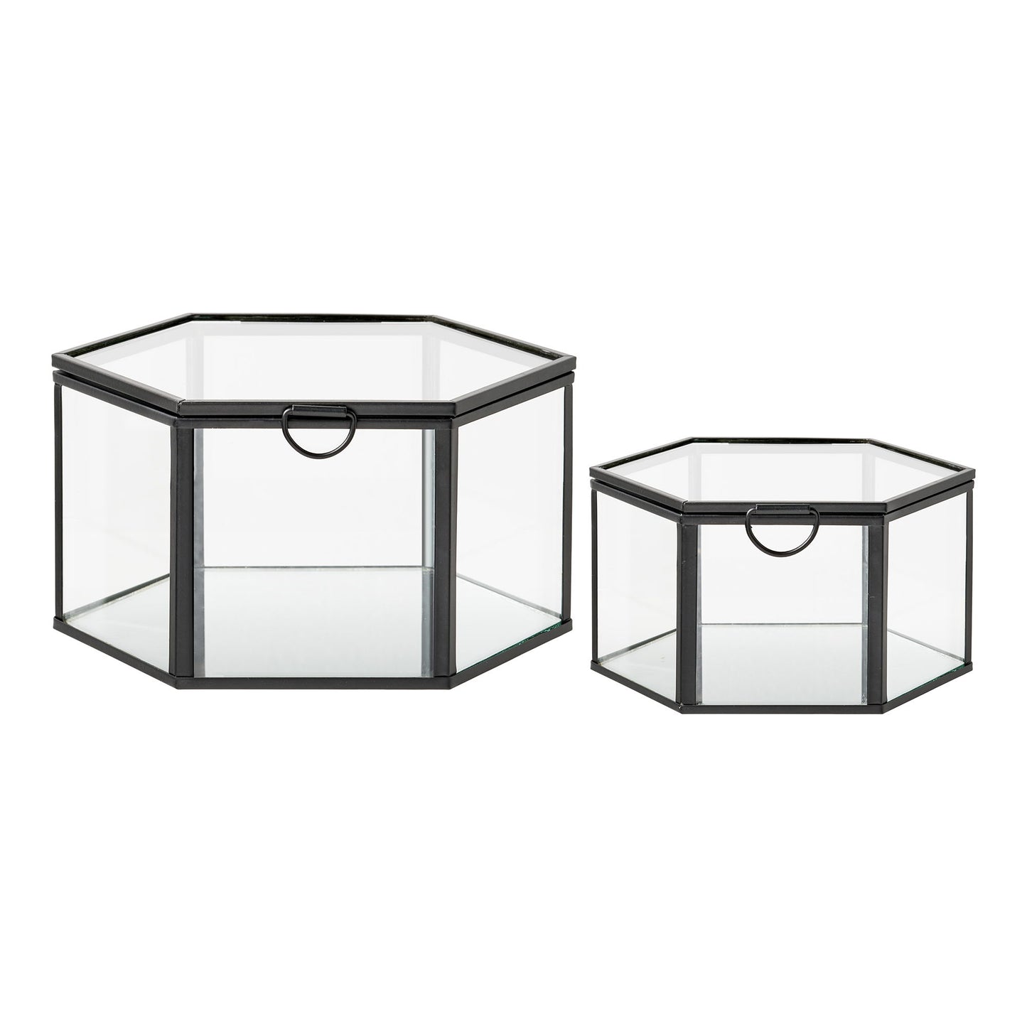 Torpe Boks - Boks, Glas/Metal, Klar/Sort Sæt Af 2   ⎮ 5713917041190 ⎮ 4502030 