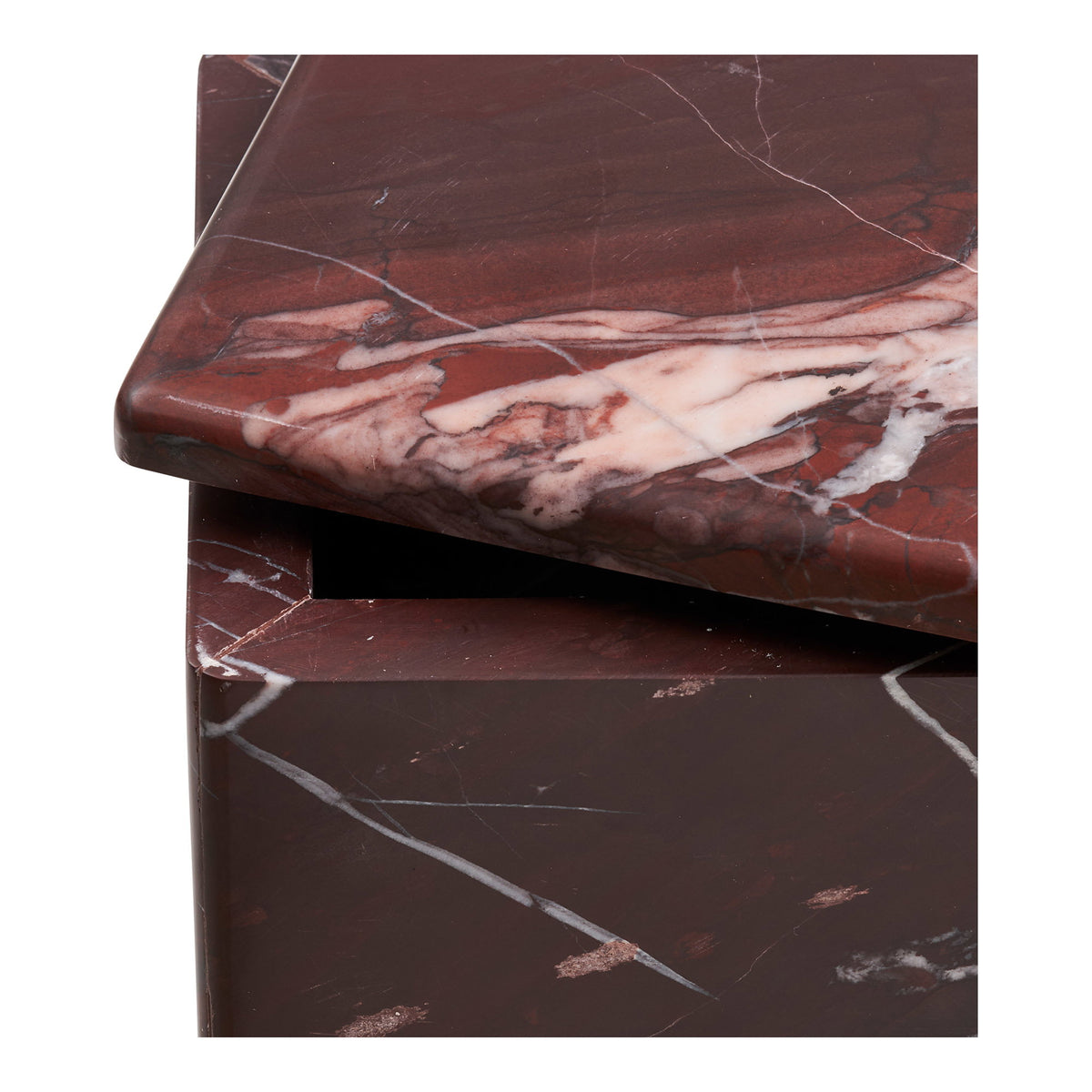 Krukke - Krukke, Marmor, Kastanje Rød, 12X12X8 Cm ⎮ 5713917047758 ⎮ 4502040