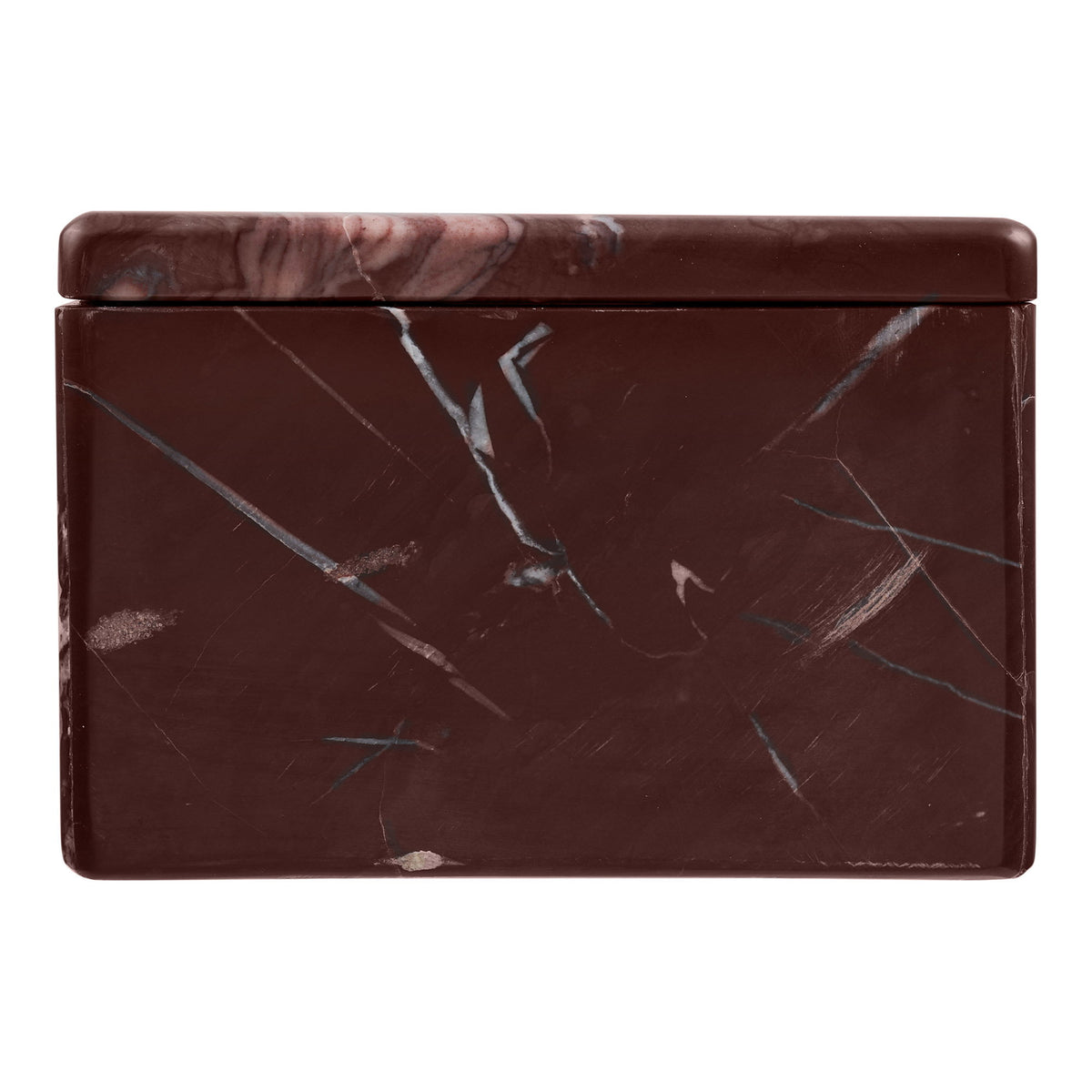 Krukke - Krukke, Marmor, Kastanje Rød, 12X12X8 Cm ⎮ 5713917047758 ⎮ 4502040