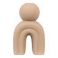 Lysestage - Lysestage, Keramik, Brun 10,5X6,5X17 Cm ⎮ 5713917024643 ⎮ 4561175 