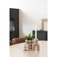 Lysestage - Lysestage, Keramik, Brun 10,5X6,5X17 Cm ⎮ 5713917024643 ⎮ 4561175 
