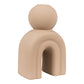 Lysestage - Lysestage, Keramik, Brun 10,5X6,5X17 Cm ⎮ 5713917024643 ⎮ 4561175 