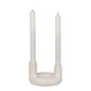 Lysestage - Lysestage, Keramik, Beige, Ø13X8,5 Cm ⎮ 5713917024551 ⎮ 4561178 