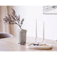 Lysestage - Lysestage, Glas, Brun/Hvid Ø8,5X10 Cm ⎮ 5713917036493 ⎮ 4561193 