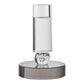 Lysestage - Lysestage, Glas, Grå/Hvid  Ø9X13 Cm ⎮ 5713917036509 ⎮ 4561194 