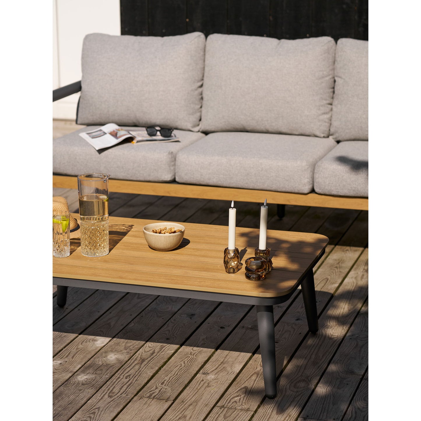 Lysestage - Lysestage, Glas, Smoked Brun Sæt Af 3 ⎮ 5713917041176 ⎮ 4561310 