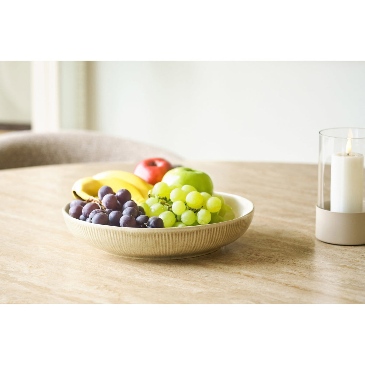 Viola Serveringsskål - Serveringsskål, Keramik, Beige Ø27X5,8 Cm ⎮ 5713917044405 ⎮ 4710105 