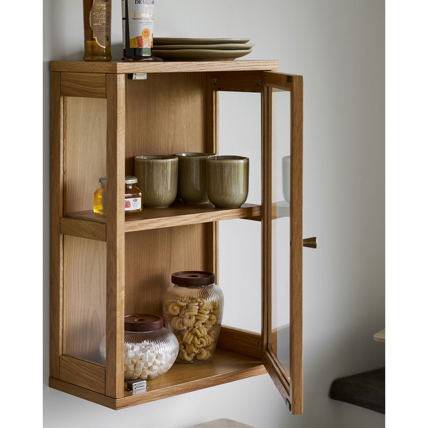 Maya Opbevaringsglas - Opbevaringsglas, Glas/Acacia Sæt Af 2 ⎮ 5713917042098 ⎮ 4780010 