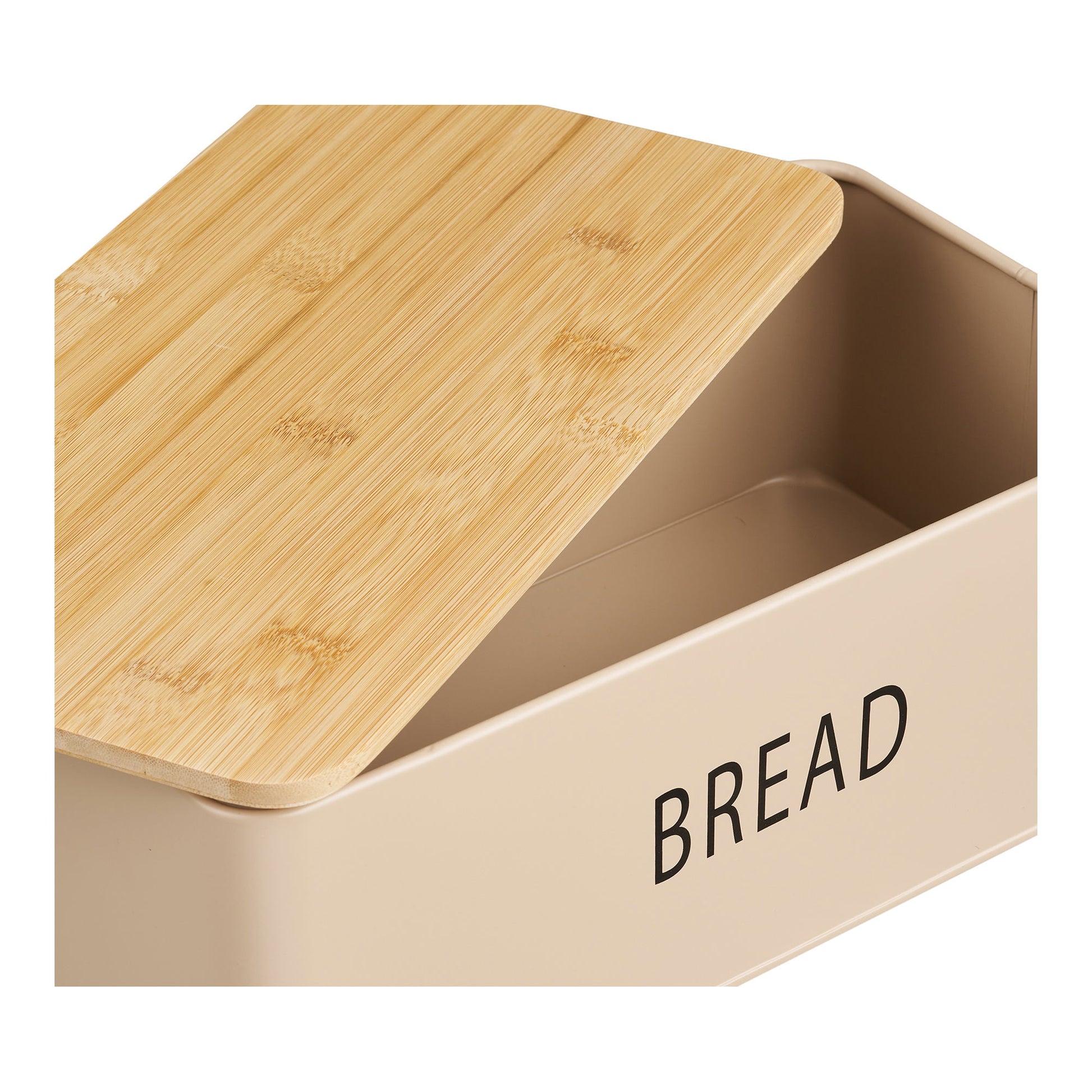 Tula Brødkasse - Brødkasse Med 3 Dåser, Metal/Bambus, Beige, Sæt Af 4 ⎮ 5713917042470 ⎮ 4780012 