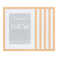 Marbella Ramme  - Ramme, Mdf/Glas, Natur 21X29,70 Cm, Sæt Af 5 ⎮ 5713917047628 ⎮ 4981020 