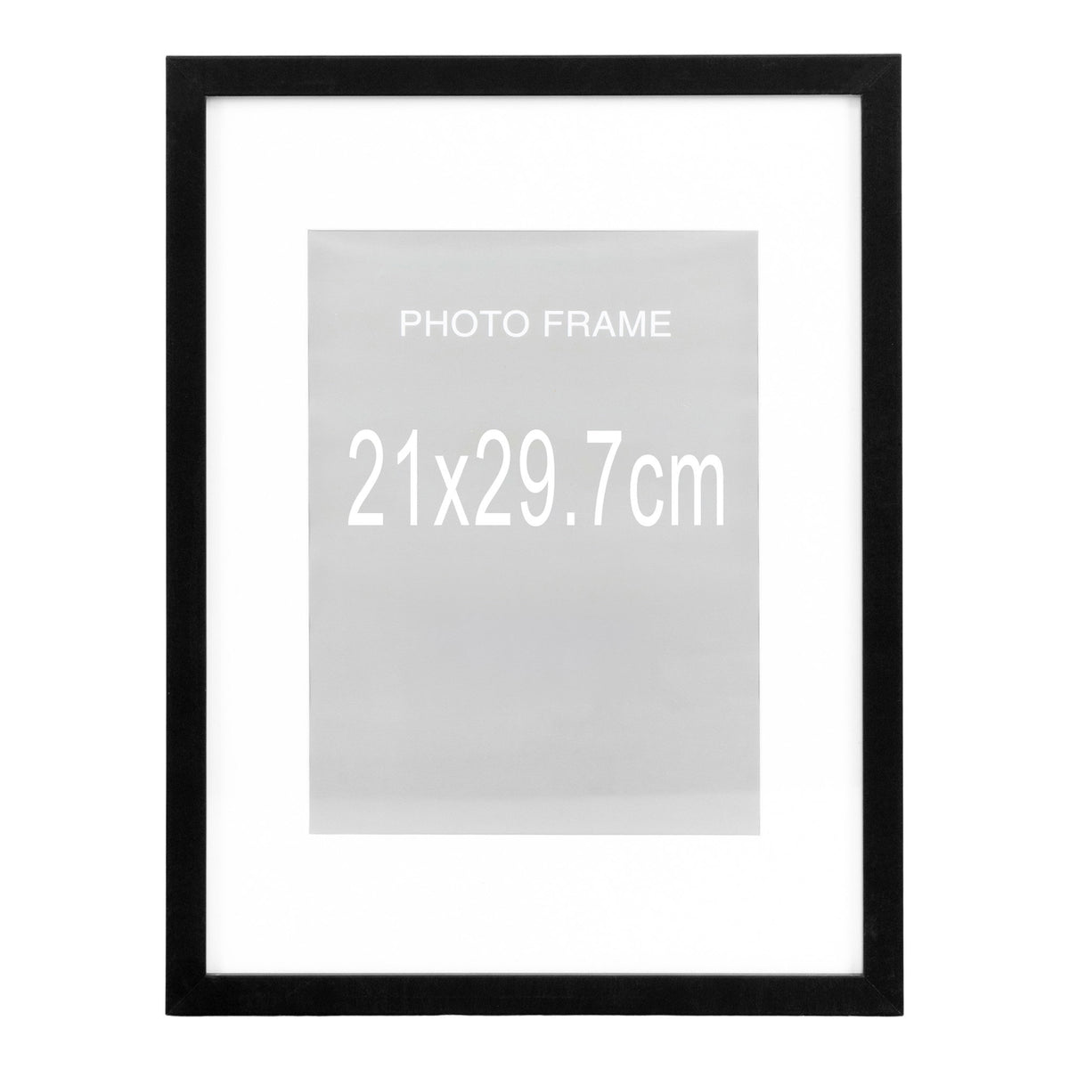 Marbella Ramme  - Ramme, Mdf/Glas, Sort 21X29,70 Cm, Sæt Af 5 ⎮ 5713917047635 ⎮ 4981021 