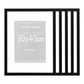 Marbella Ramme  - Ramme, Mdf/Glas, Sort 30X40 Cm, Sæt Af 5 ⎮ 5713917047659 ⎮ 4981023 