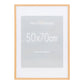 Marbella Ramme  - Ramme, Mdf/Glas, Natur 50X70 Cm Cm, Sæt Af 5 ⎮ 5713917047673 ⎮ 4981024 