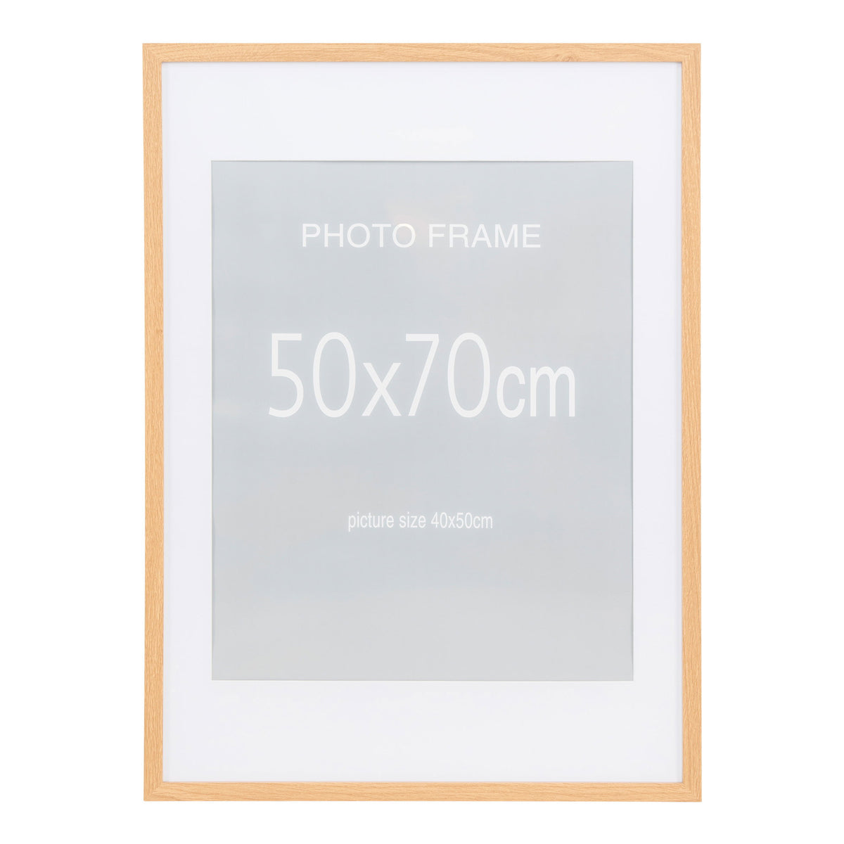 Marbella Ramme  - Ramme, Mdf/Glas, Natur 50X70 Cm Cm, Sæt Af 5 ⎮ 5713917047673 ⎮ 4981024 