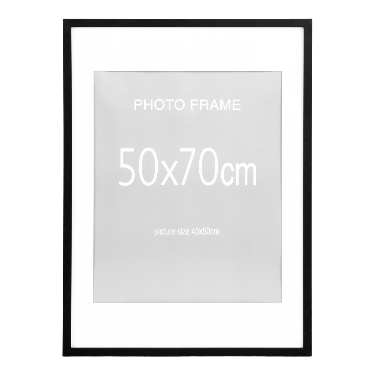 Marbella Ramme  - Ramme, Mdf/Glas, Sort 50X70 Cm Cm, Sæt Af 5 ⎮ 5713917047680 ⎮ 4981025 