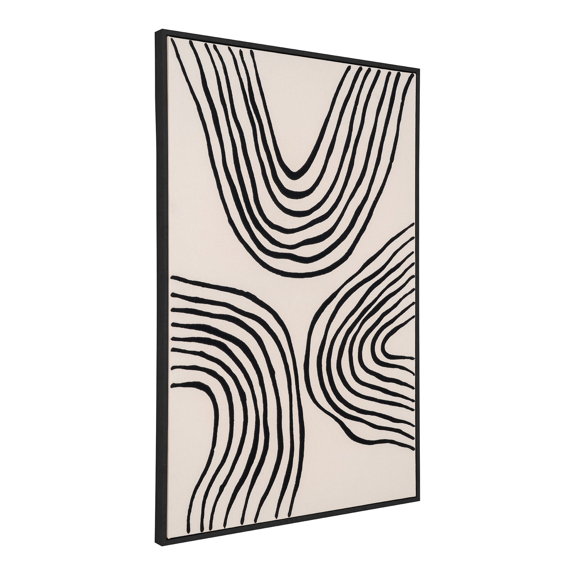 Lipari Lærredsprint - Lærredsprint, Canvas, Sort/Beige, No.2 60X90 Cm ⎮ 5713917028078 ⎮ 4981051 