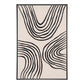 Lipari Lærredsprint - Lærredsprint, Canvas, Sort/Beige, No.2 60X90 Cm ⎮ 5713917028078 ⎮ 4981051 