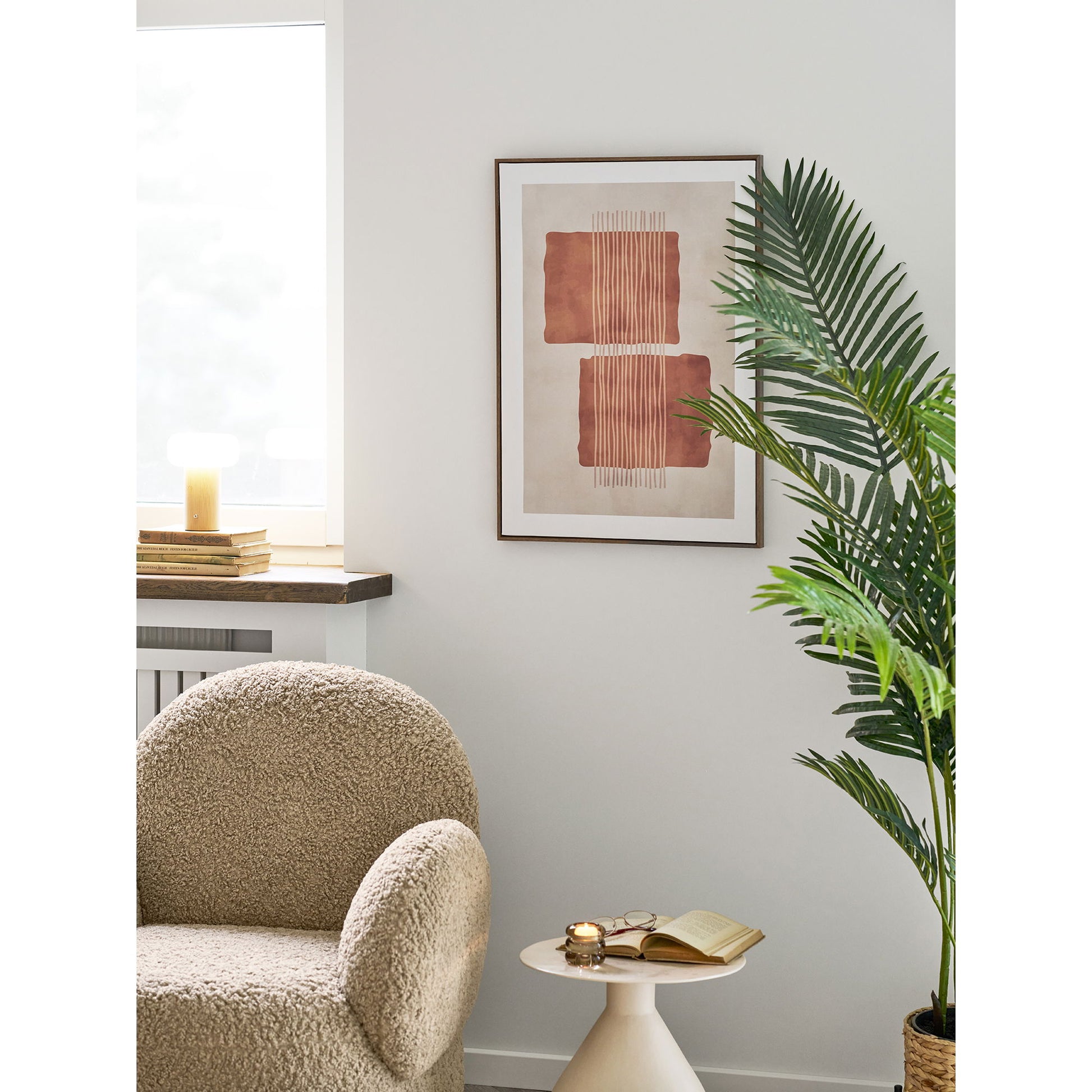 Mina Lærredsprint - Lærredsprint, Canvas, Beige/Brun, No.2 50X70 Cm ⎮ 5713917042791 ⎮ 4991016 