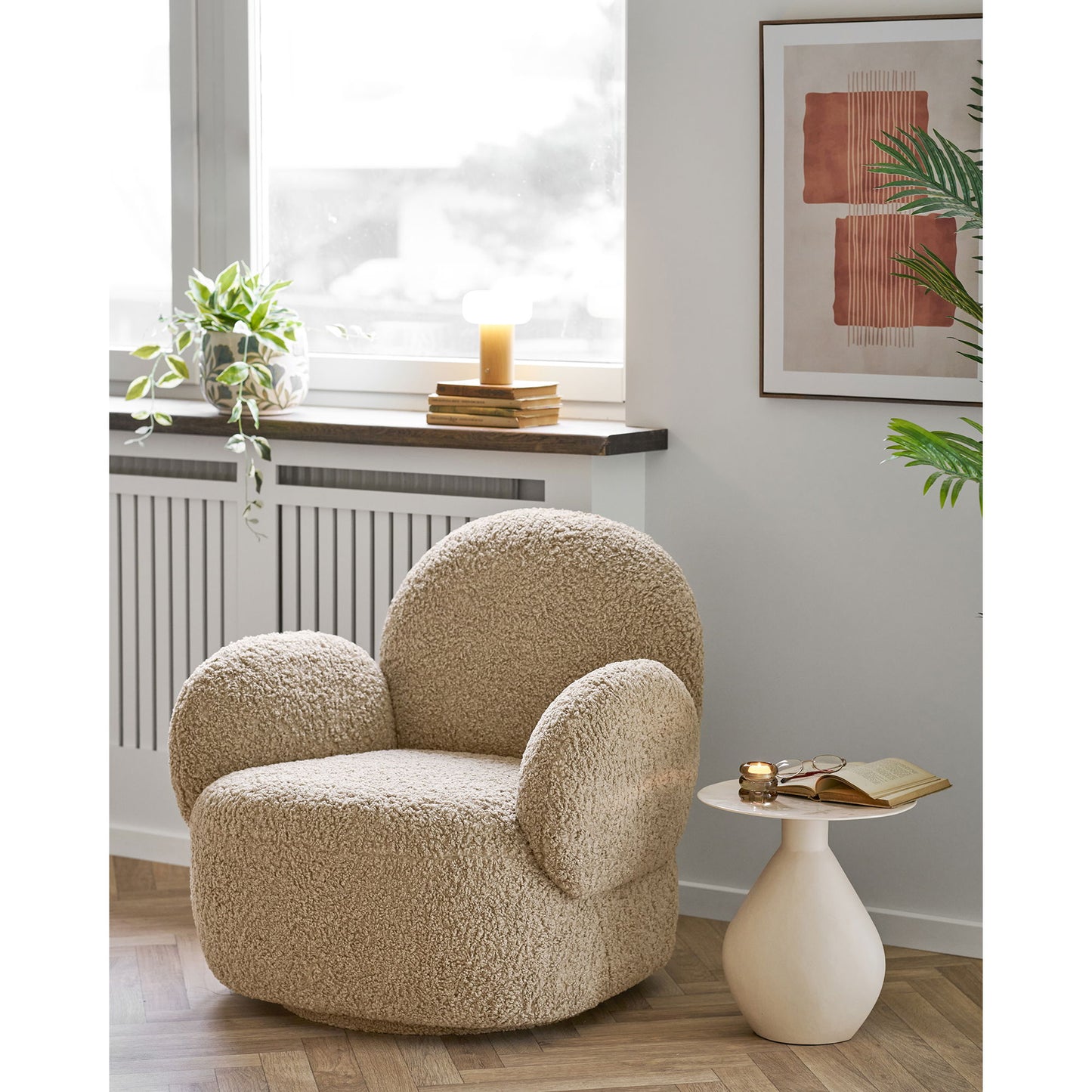 Mina Lærredsprint - Lærredsprint, Canvas, Beige/Brun, No.2 50X70 Cm ⎮ 5713917042791 ⎮ 4991016 