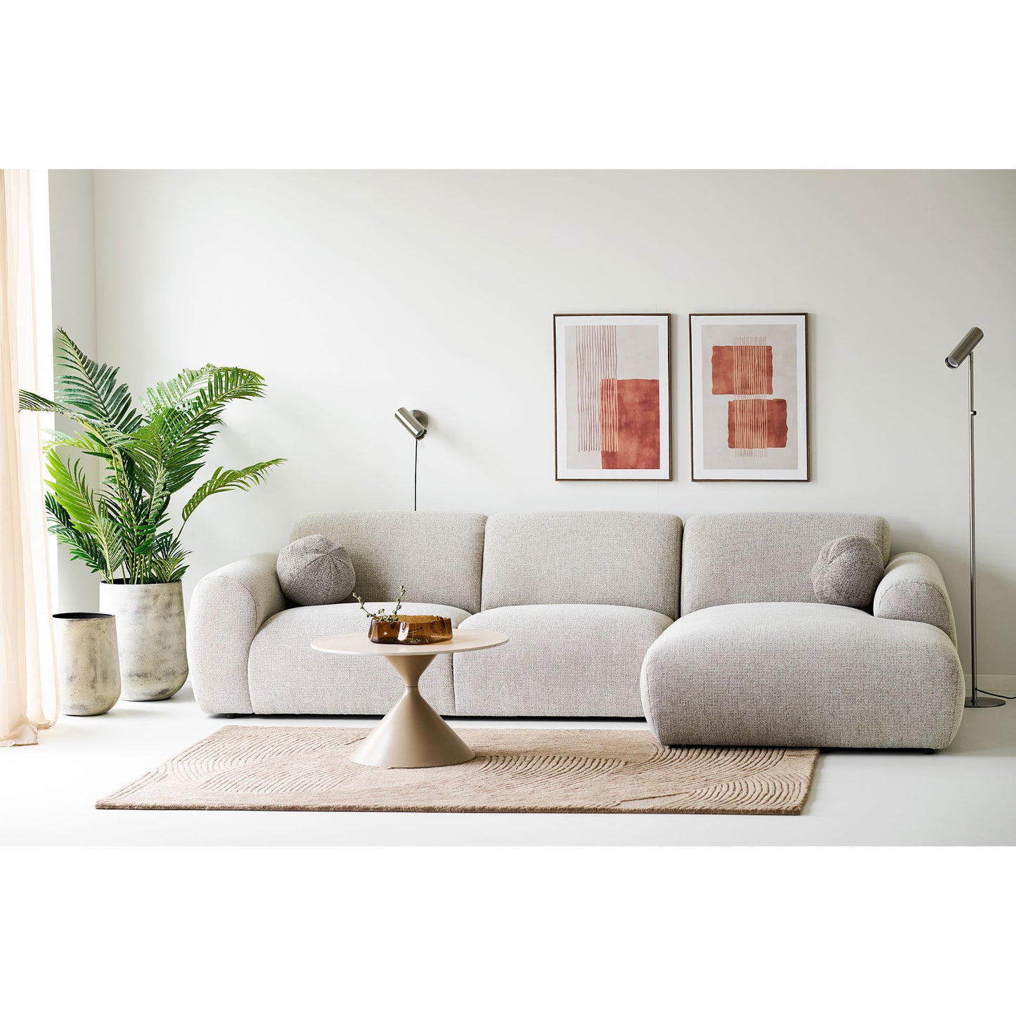 Mina Lærredsprint - Lærredsprint, Canvas, Beige/Brun, No.2 50X70 Cm ⎮ 5713917042791 ⎮ 4991016 